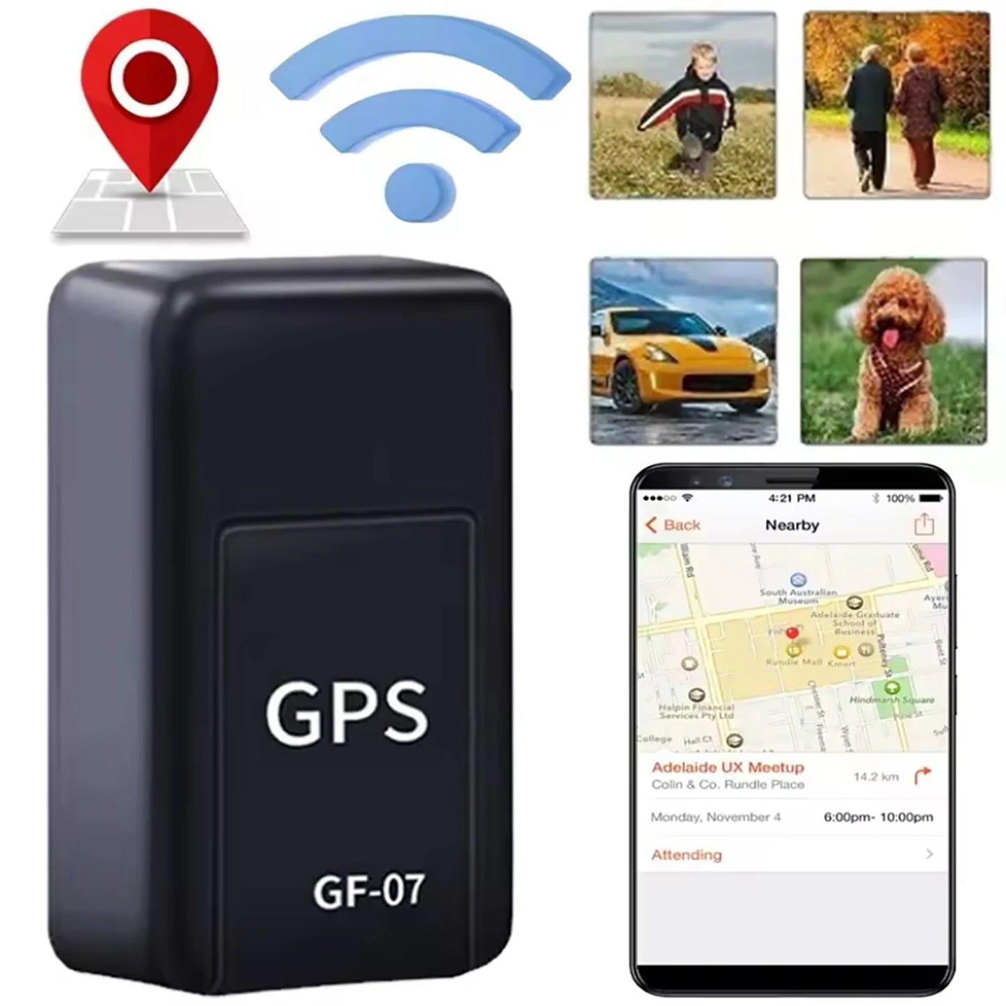 GPS Tracker Real Time Tracking Car Anti-Theft Anti-lost Locator